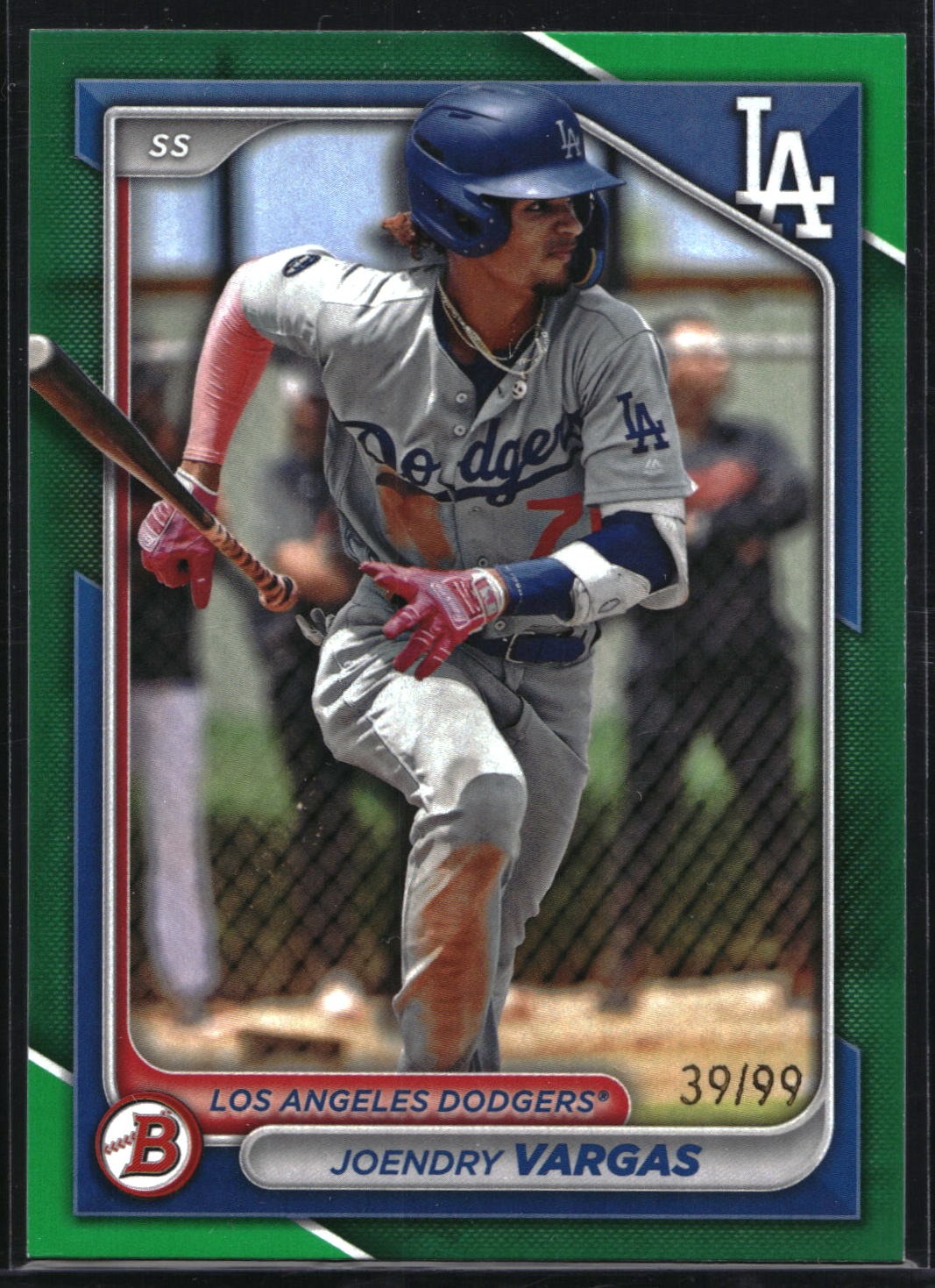2024 Bowman #BP-89 Joendry Vargas Prospects Green #/99