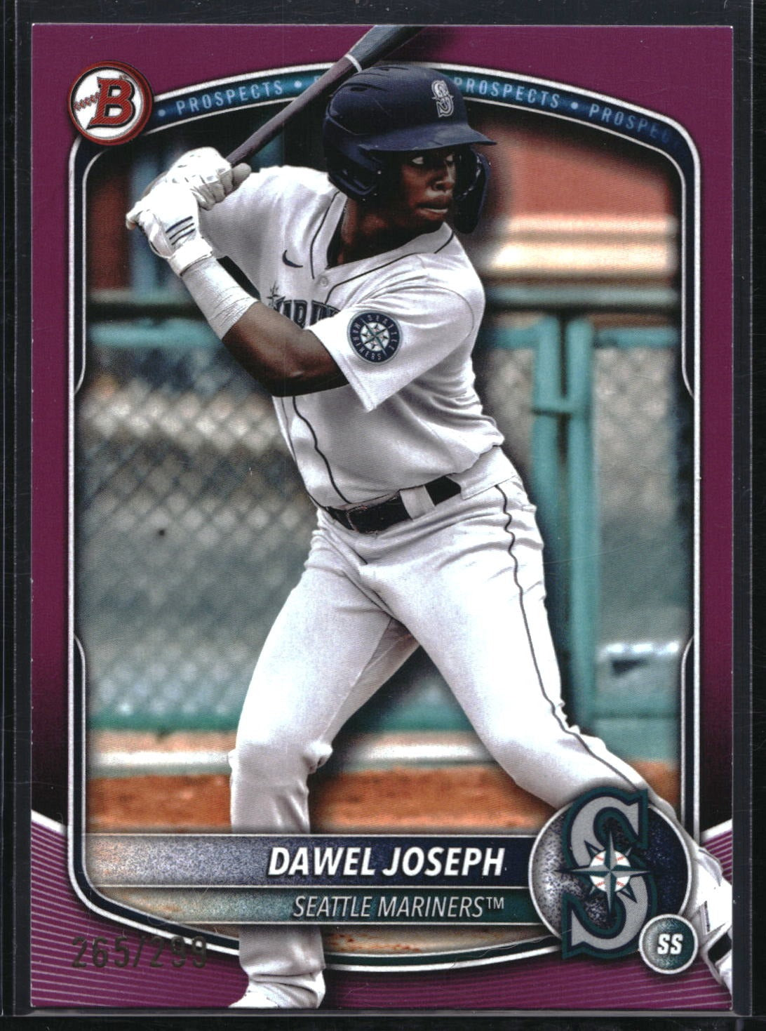 2025 Bowman #BP-8 Dawel Joseph Prospects Fuchsia #/299