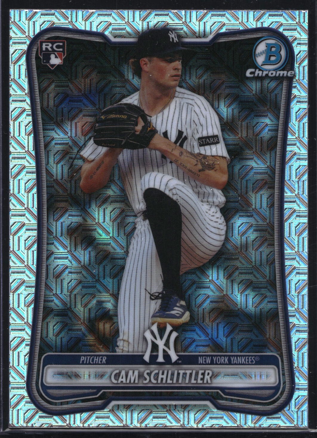 2026 Bowman #53 Cam Schlittler Chrome Mojo Refractor