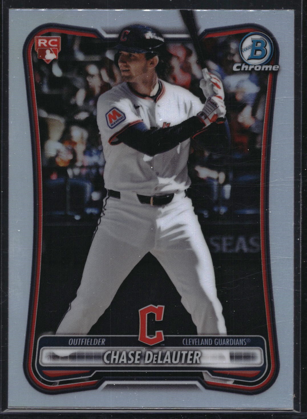 2026 Bowman #37 Chase DeLauter Rookie Red RC Logo