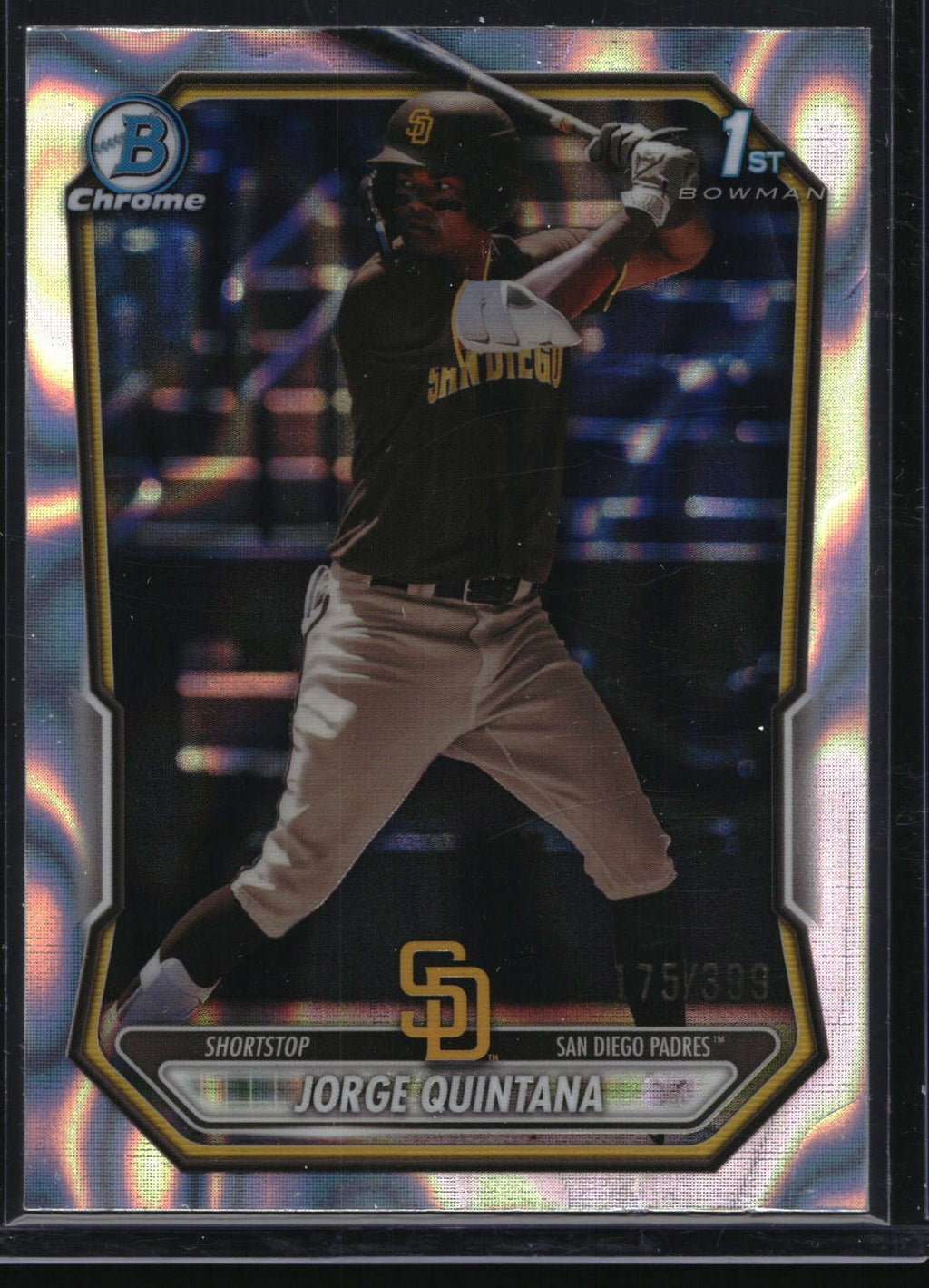 2026 Bowman #BCP-93 Jorge Quintana Chrome Prospects Lava Refractor #/399