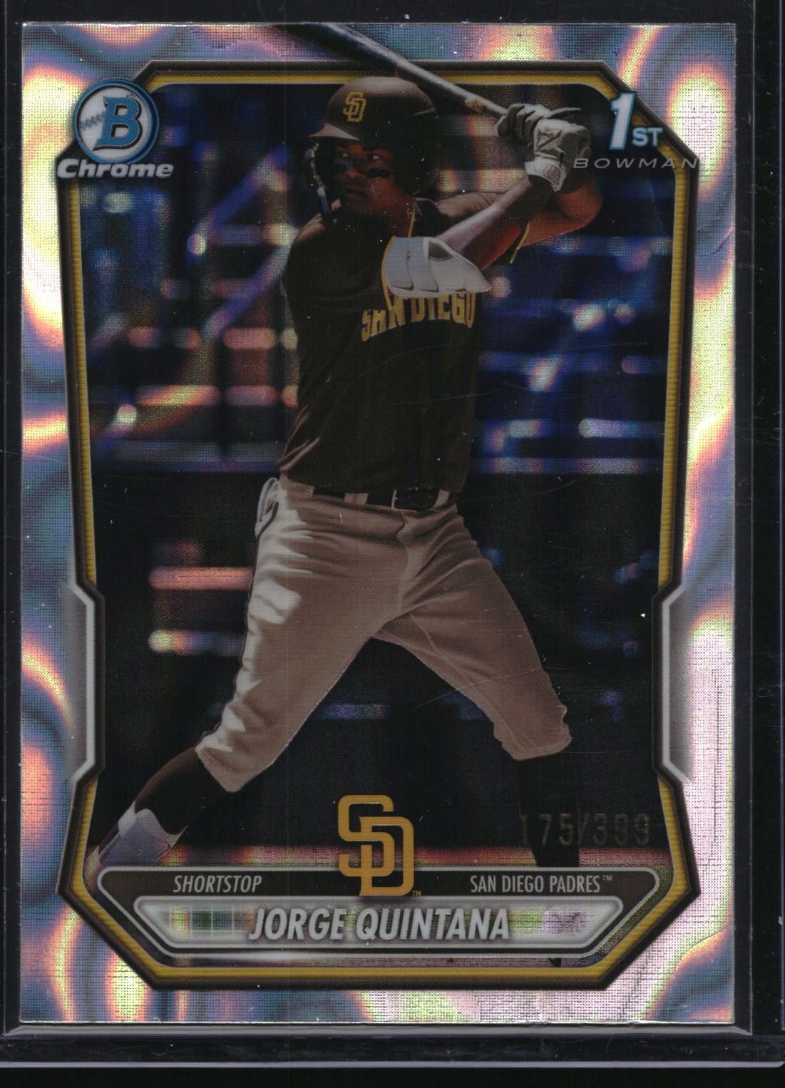 2026 Bowman #BCP-93 Jorge Quintana Chrome Prospects Lava Refractor #/399