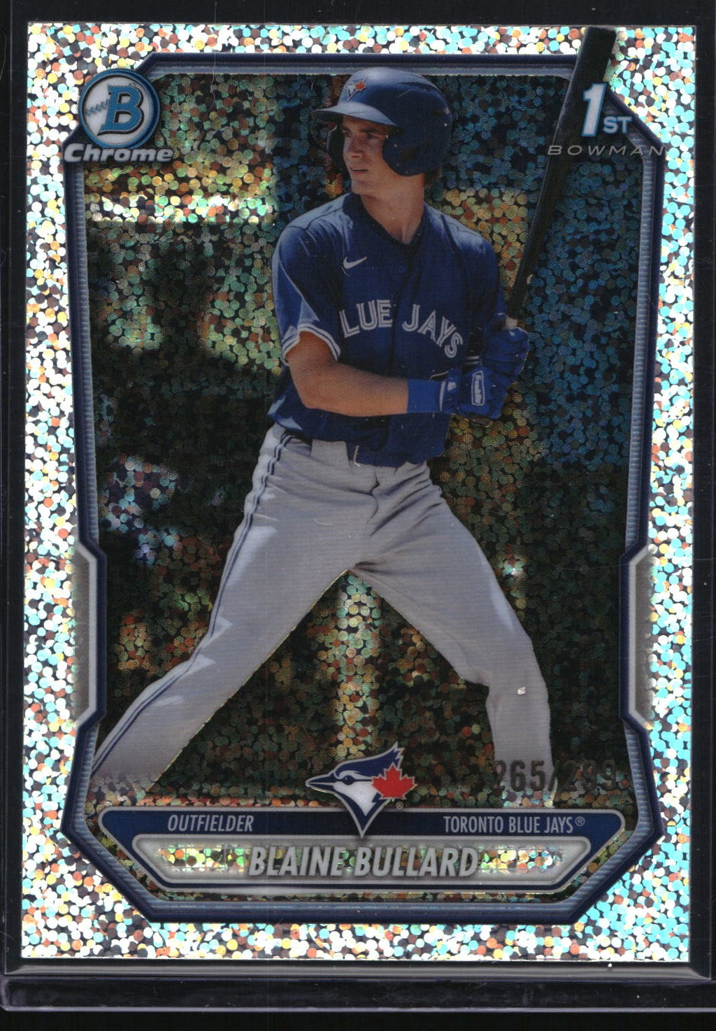 2026 Bowman #BCP-18 Blaine Bullard Chrome Prospects Speckle Refractor #/299
