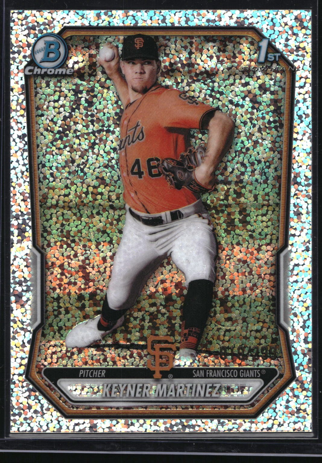 2026 Bowman #BCP-132 Keyner Martinez Chrome Prospects Speckle Refractor #/299