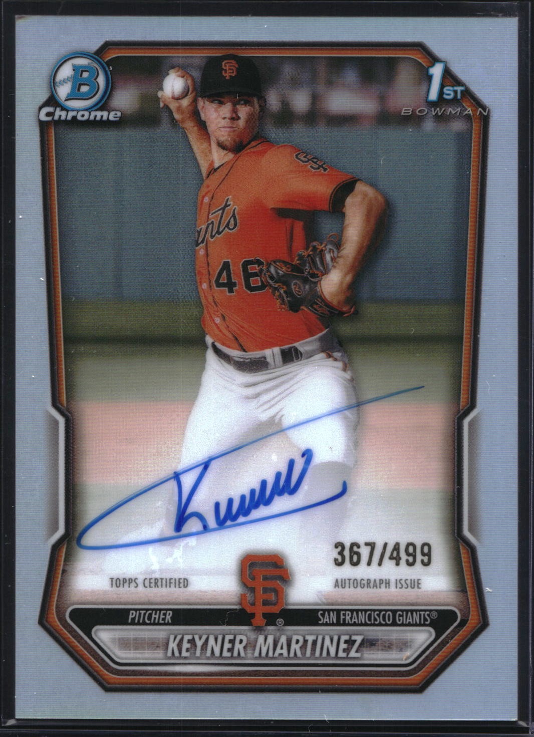 2026 Bowman Chrome CPA-KMA Keyner Martinez Refractor Auto /499