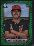 2026 Bowman Chrome #BCP-184 Gustavo Baptista Reptilian Green Refractor #/99