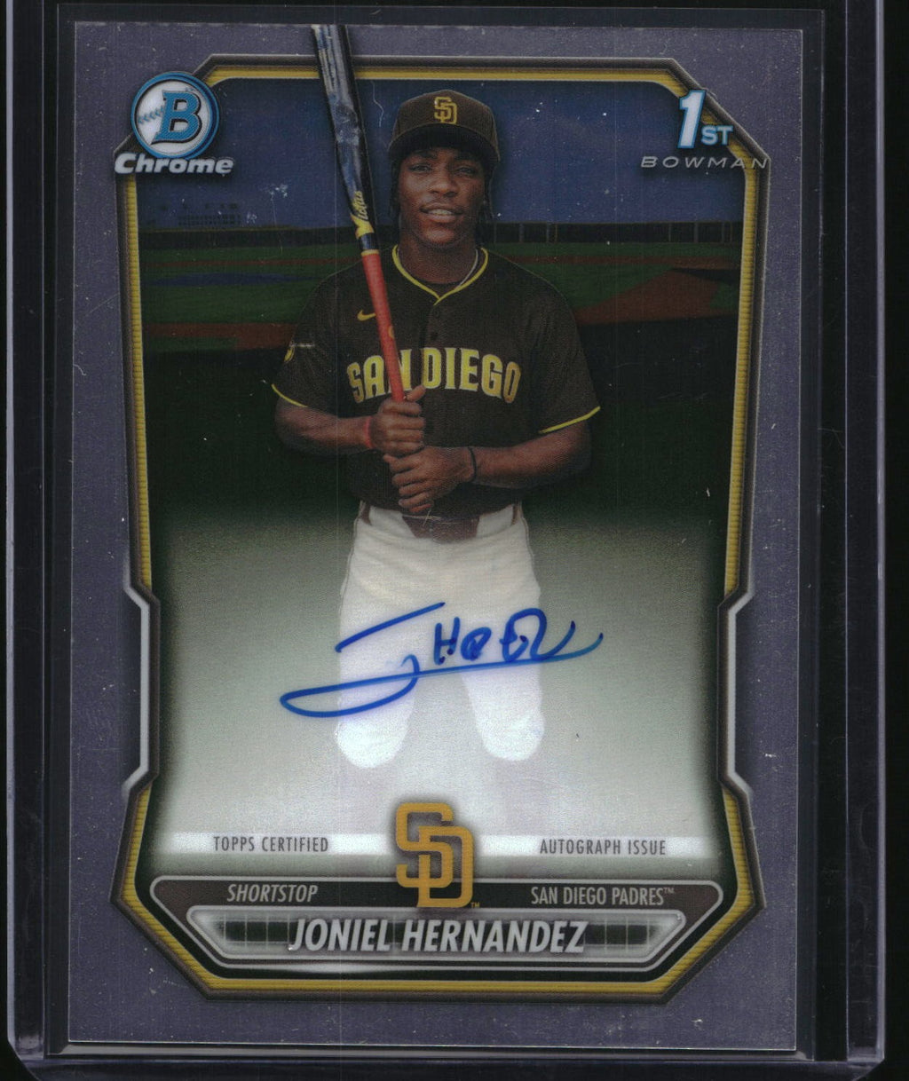 2026 Bowman Chrome #CPA-JHE Joniel Hernandez Prospect Autographs