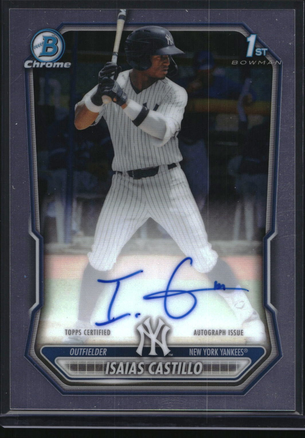 2026 Bowman Chrome #CPA-IC Isaias Castillo Prospect Autographs