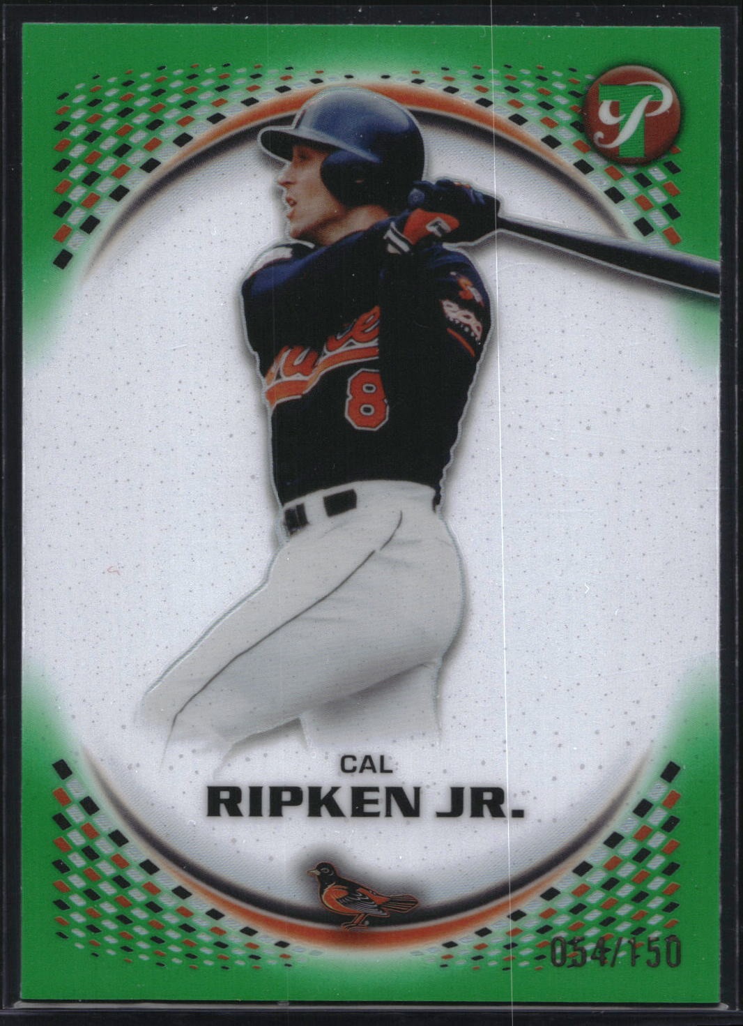 2026 Topps Pristine #137 Cal Ripken Jr. Green Refractor #/150
