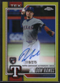 2026 Topps Chrome #RA-DH Dom Hamel Rookie Autographs Yellow Refractor #/275