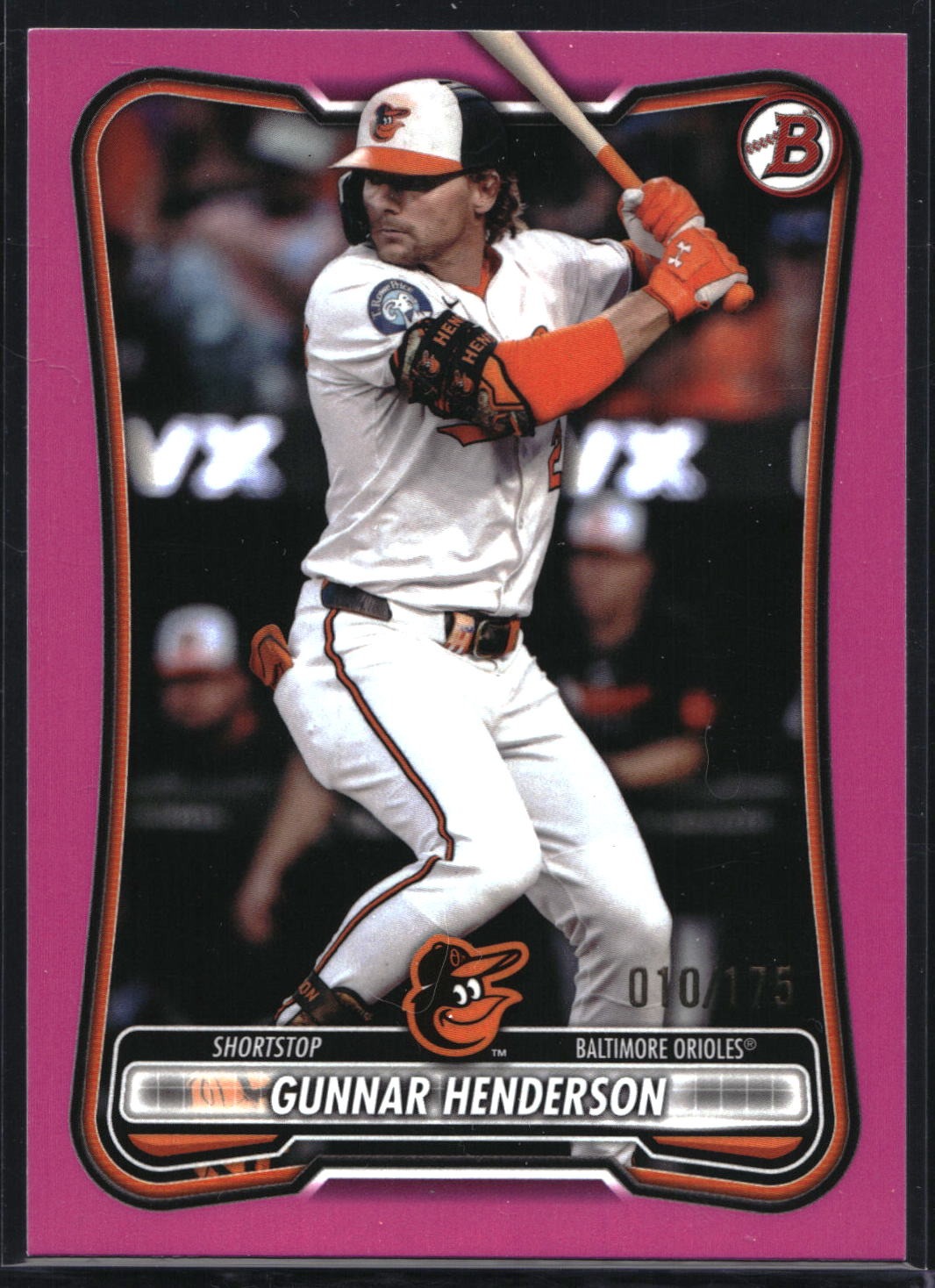 2026 Bowman #73 Gunnar Henderson Pink #/175