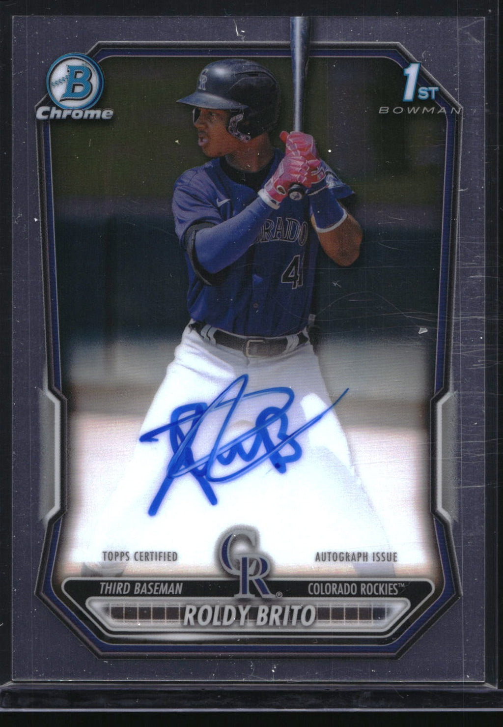2026 Bowman #CPA-RB Roldy Brito Chrome Prospect Autographs