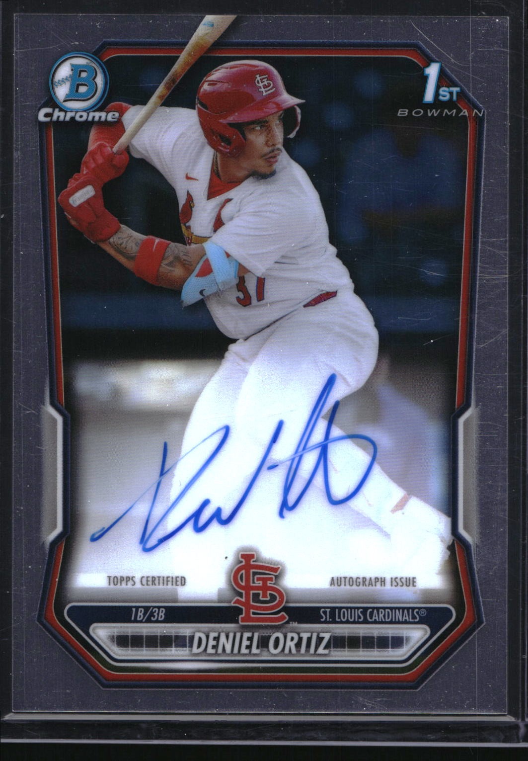 2026 Bowman #CPA-DOR Deniel Ortiz Chrome Prospect Autographs