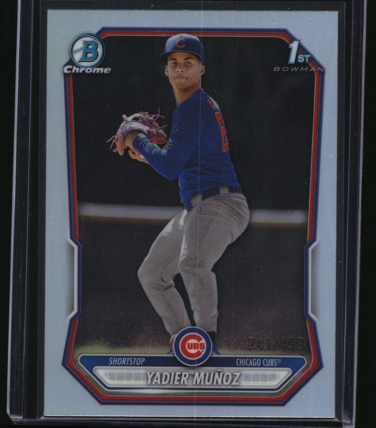2026 Bowman Chrome #BCP-219 Yadier Muñoz Prospects Refractor #/499