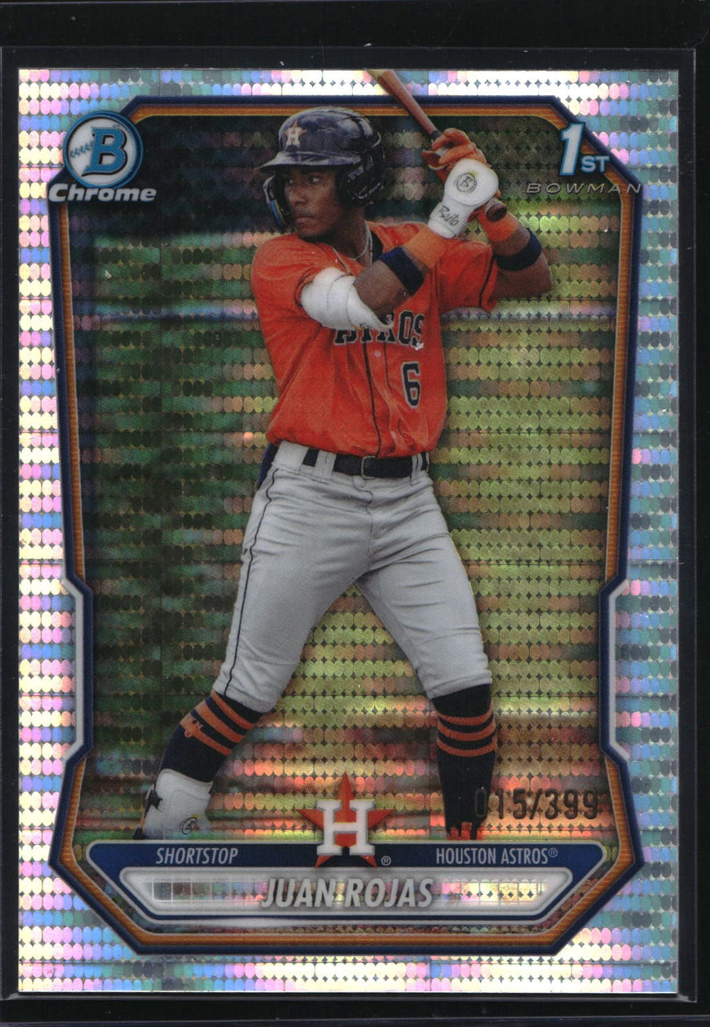 2026 Bowman Chrome #BCP-193 Juan Rojas Prospects Pulsar Refractor #/399