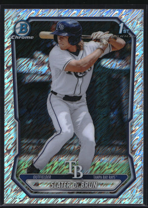 2026 Bowman Chrome #BCP-151 Slater de Brun Prospects Shimmer