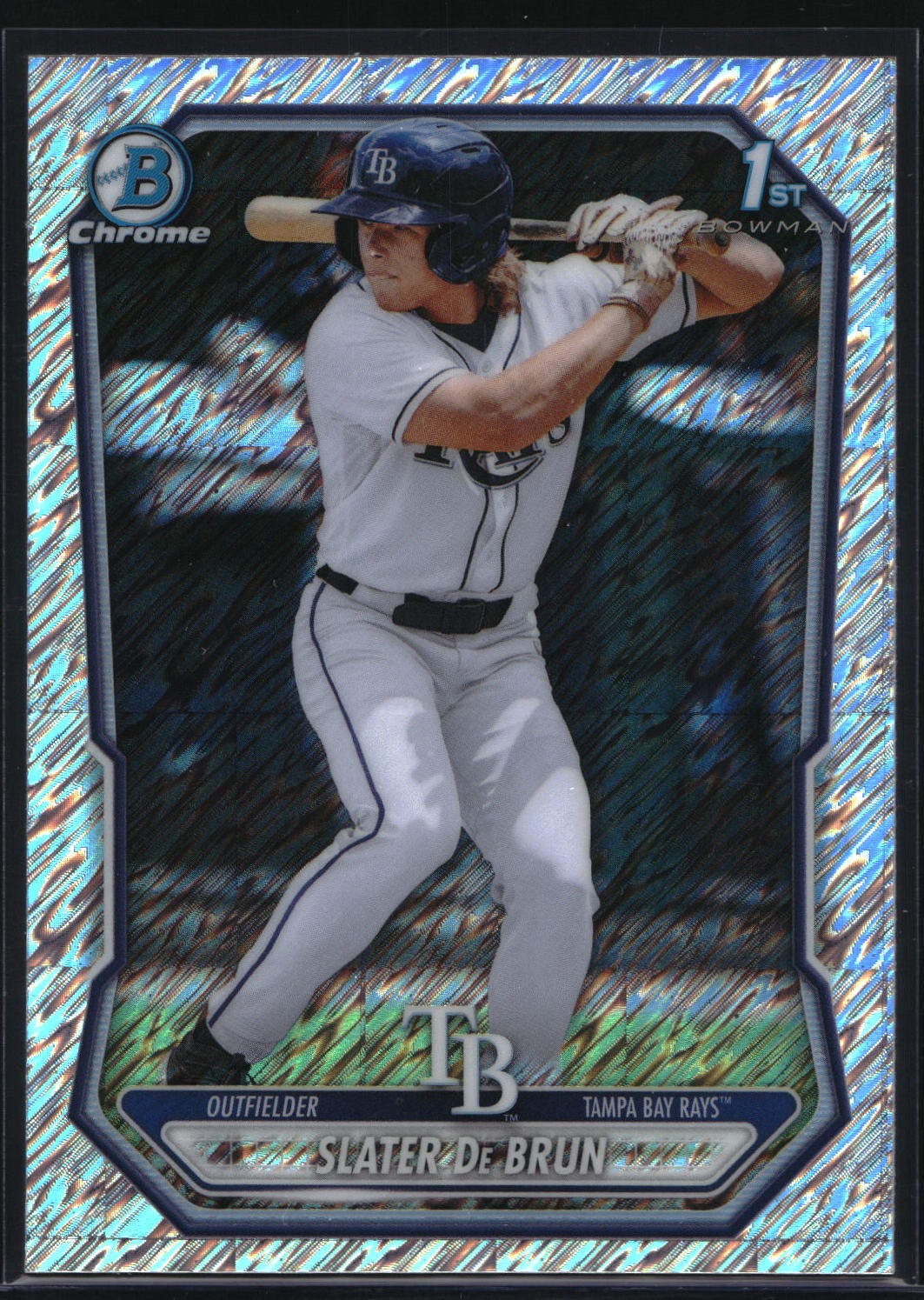 2026 Bowman Chrome #BCP-151 Slater de Brun Prospects Shimmer
