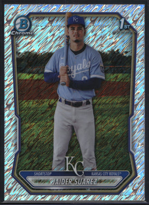 2026 Bowman Chrome #BCP-180 Jaider Suarez Prospects Shimmer