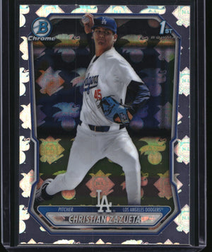 2026 Bowman Chrome #BCP-159 Christian Zazueta Prospects League Logofractor