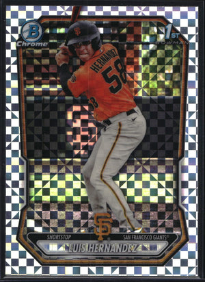 2026 Bowman Chrome #BCP-200 Luis Hernandez Prospects X-Fractor