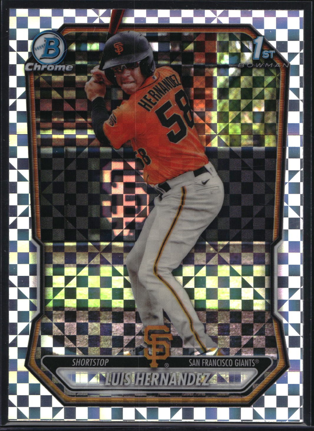 2026 Bowman Chrome #BCP-200 Luis Hernandez Prospects X-Fractor