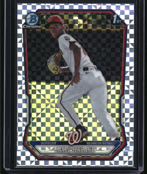 2026 Bowman Chrome #BCP-179 Samil Serrano Prospects X-Fractor